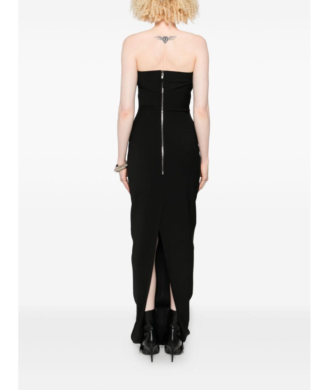 RICK OWENS Черное коктейльное платье, фото 4
