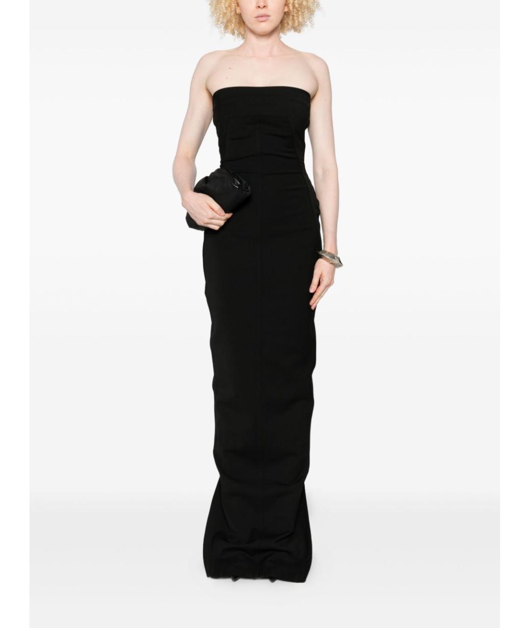 RICK OWENS Черное коктейльное платье, фото 3