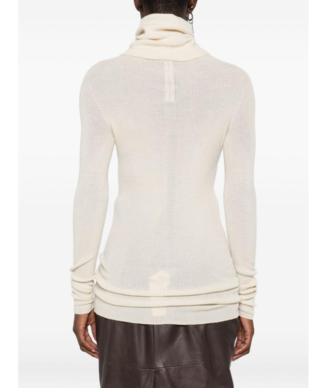 RICK OWENS Бежевый джемпер / свитер, фото 3