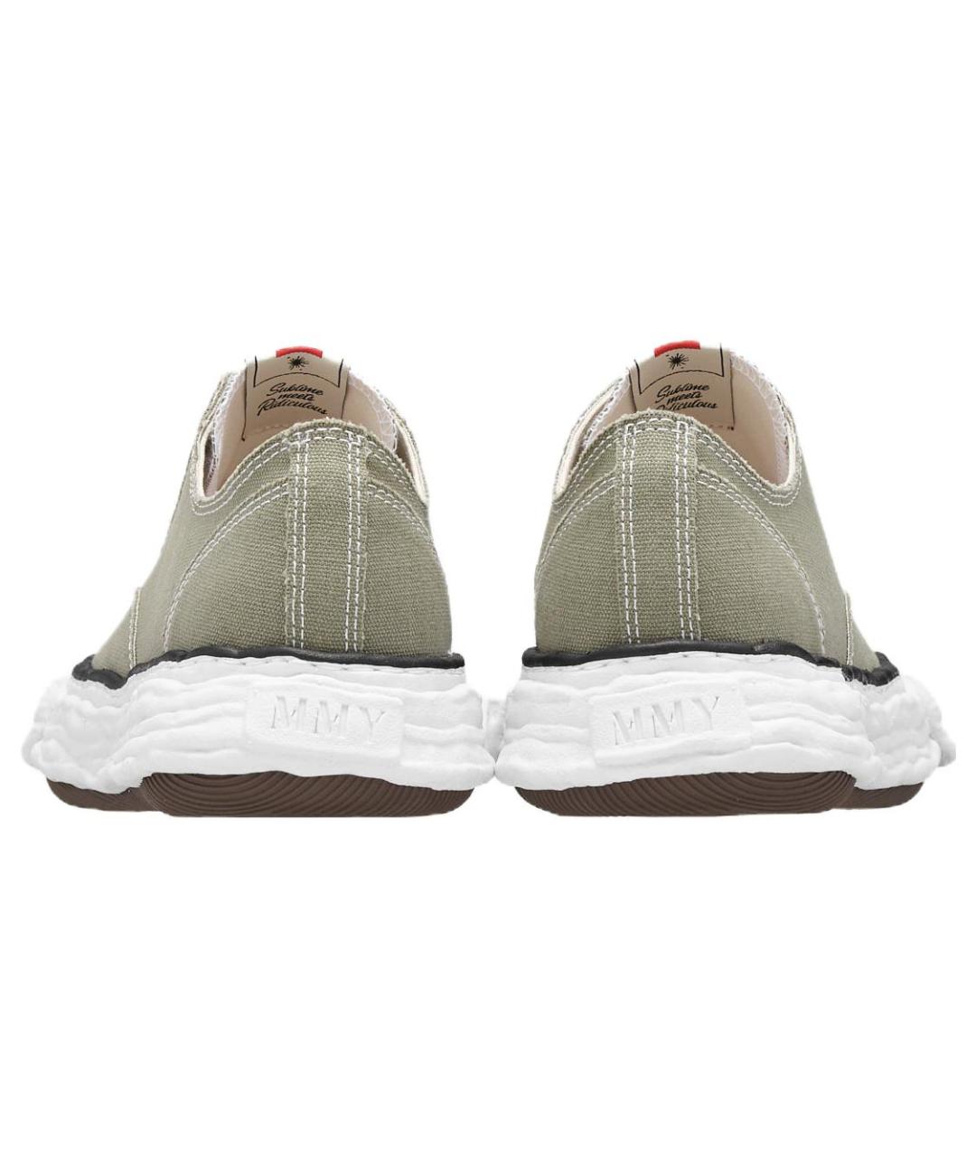 Mihara Yasuhiro Зеленые кеды, фото 4