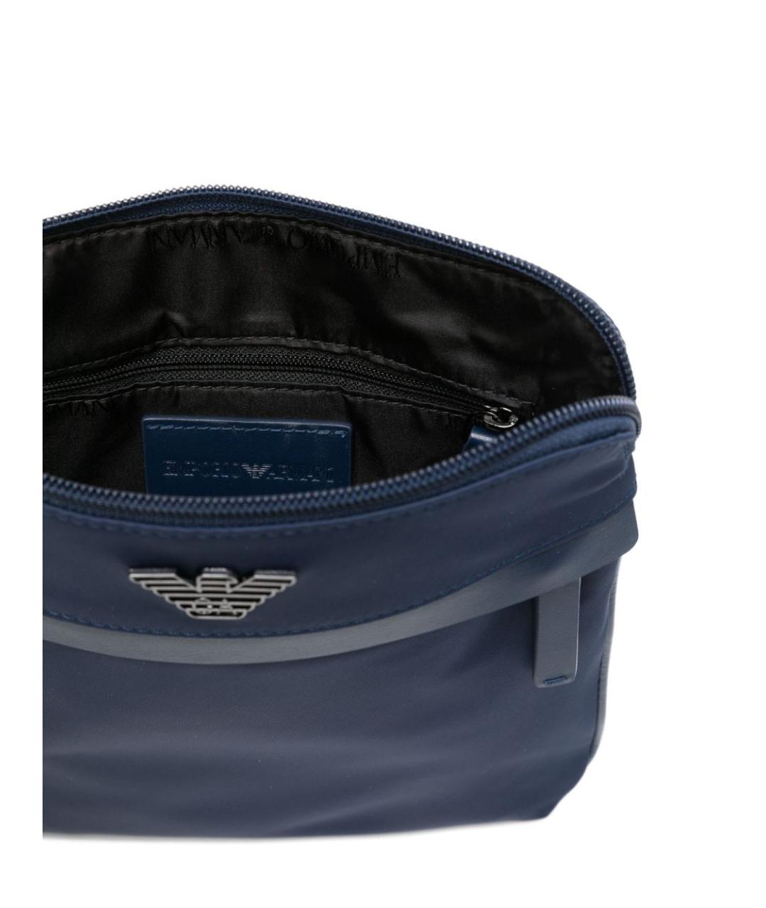 EMPORIO ARMANI Синяя сумка на плечо, фото 4