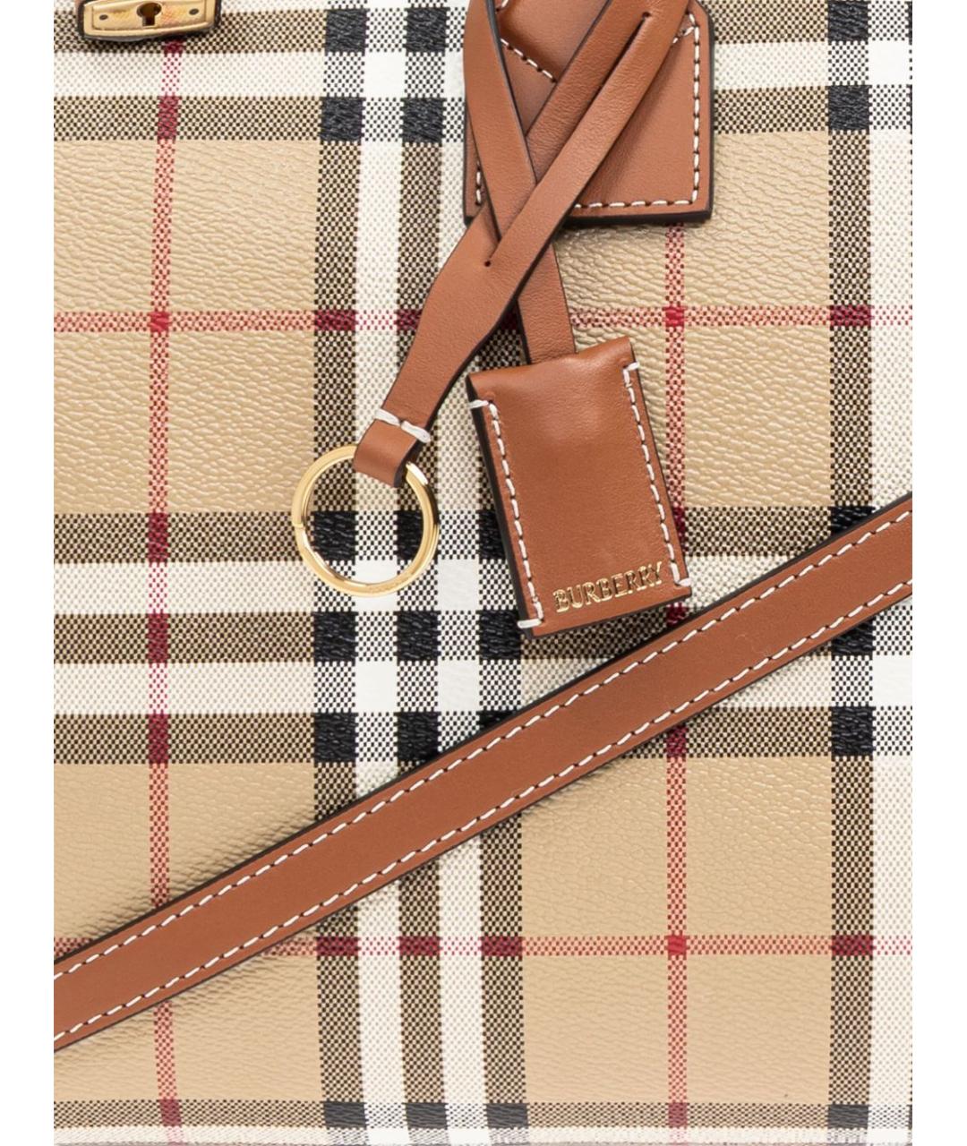 BURBERRY Бежевая сумка тоут, фото 3