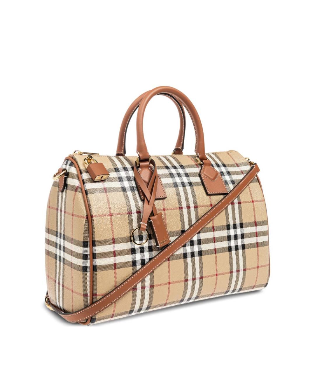 BURBERRY Бежевая сумка тоут, фото 5