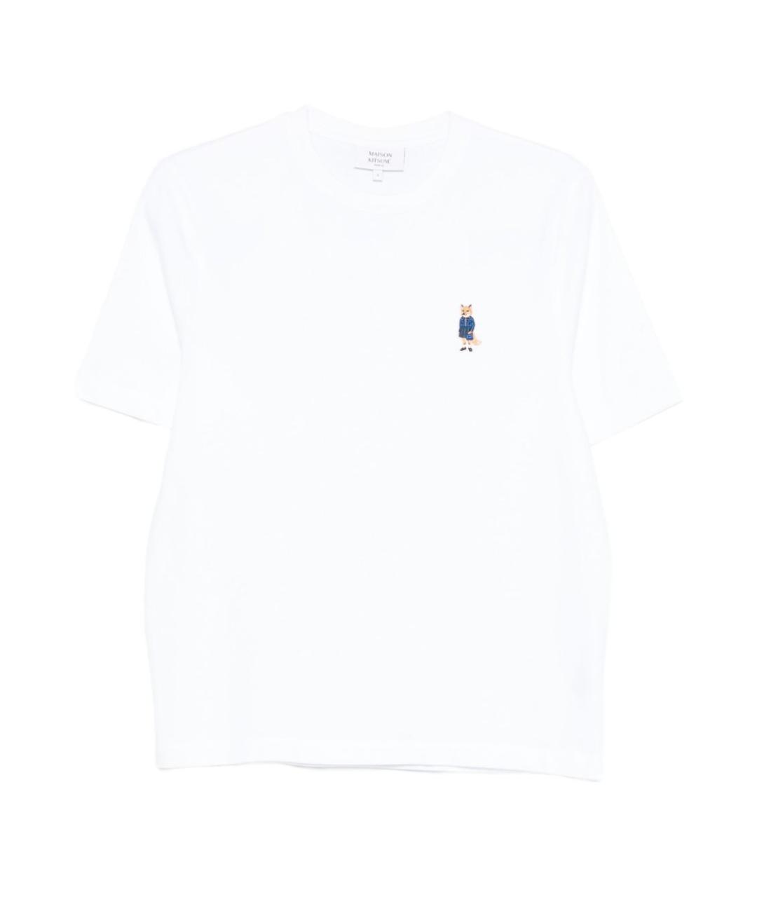 MAISON KITSUNE Белая футболка, фото 1