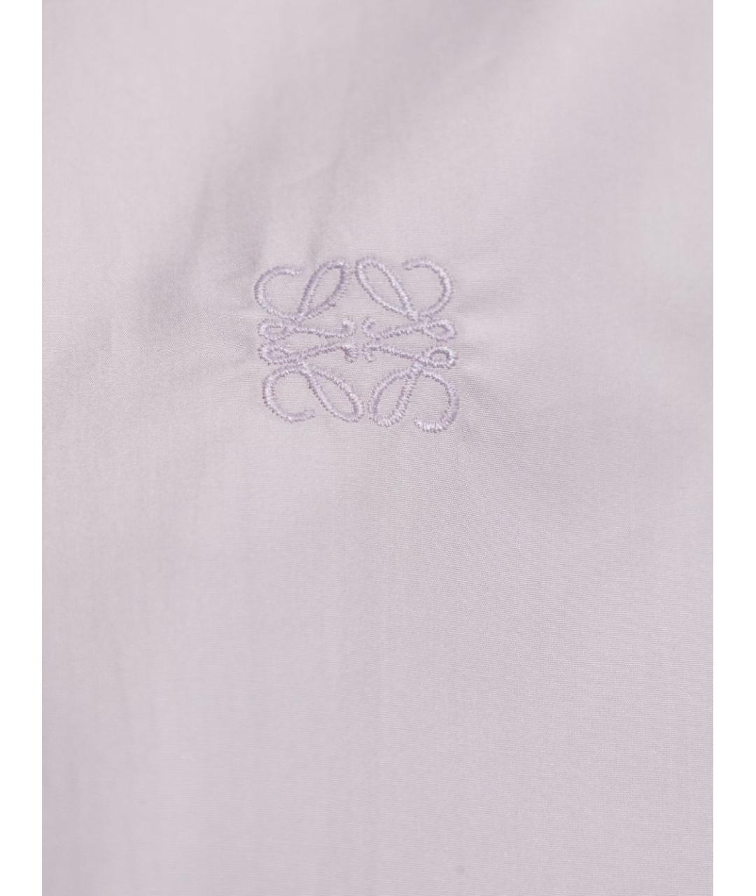 LOEWE Фиолетовая хлопковая рубашка, фото 4