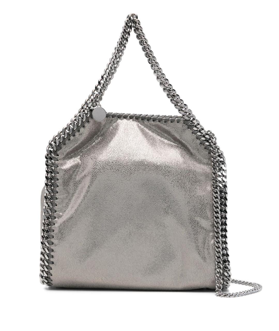 STELLA MCCARTNEY Серая синтетическая сумка тоут, фото 1