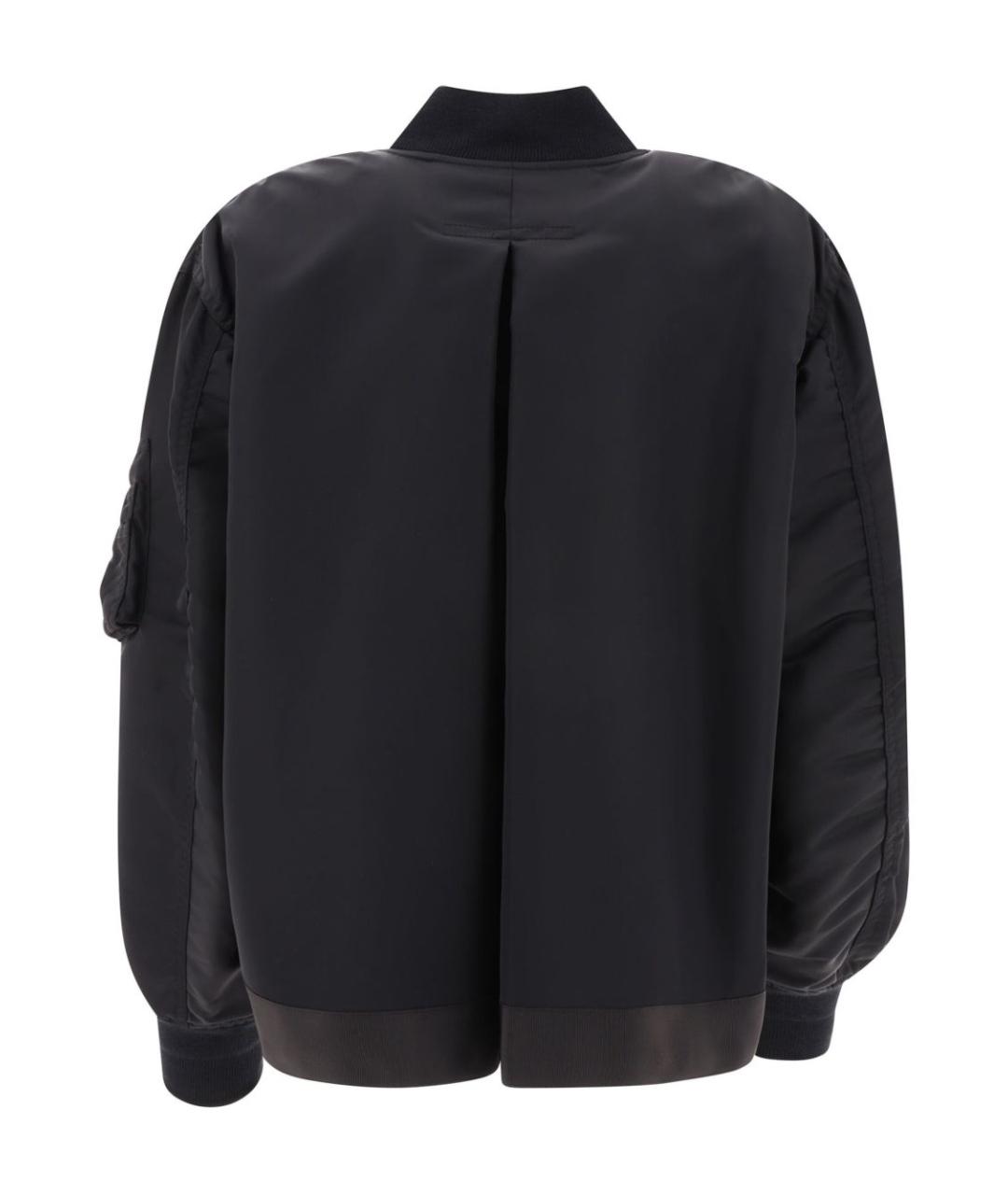 SACAI Черная куртка, фото 4