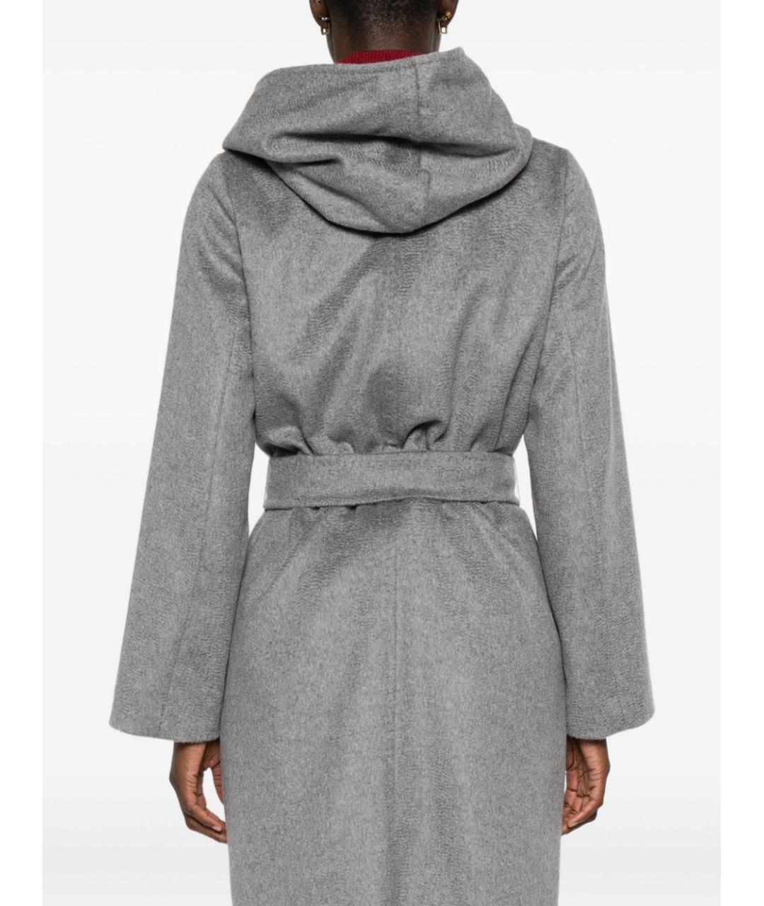 MAX MARA Серое пальто, фото 4