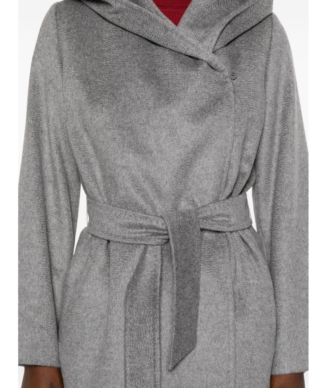 MAX MARA Серое пальто, фото 2