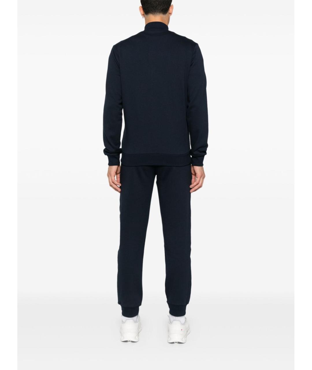 EMPORIO ARMANI Синий хлопковый спортивный костюм, фото 5