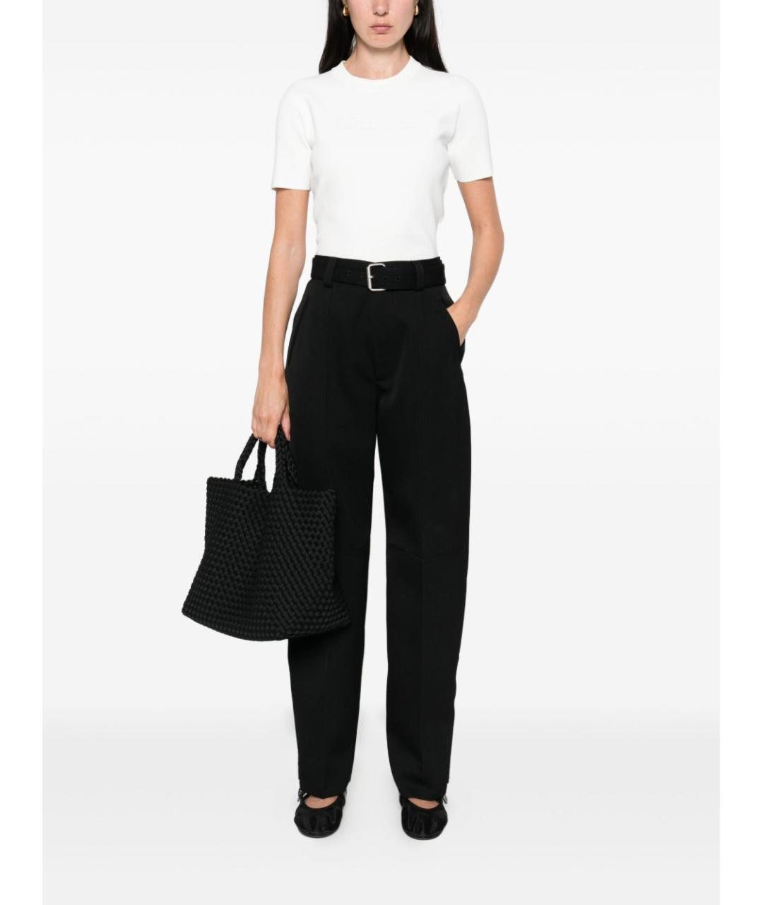MAX MARA Белая хлопковая футболка, фото 3