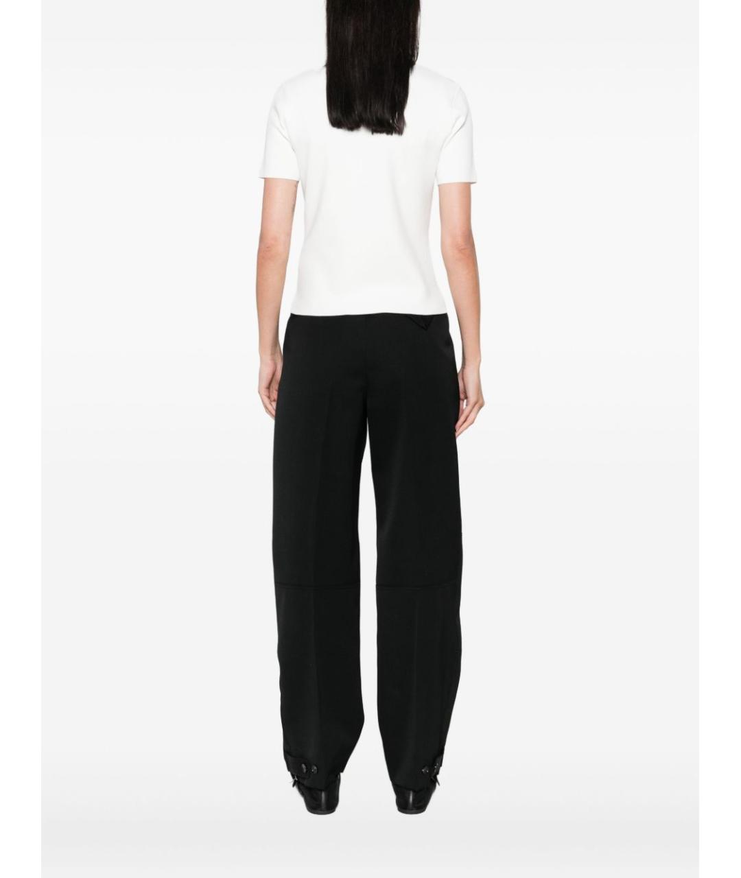 MAX MARA Белая хлопковая футболка, фото 4