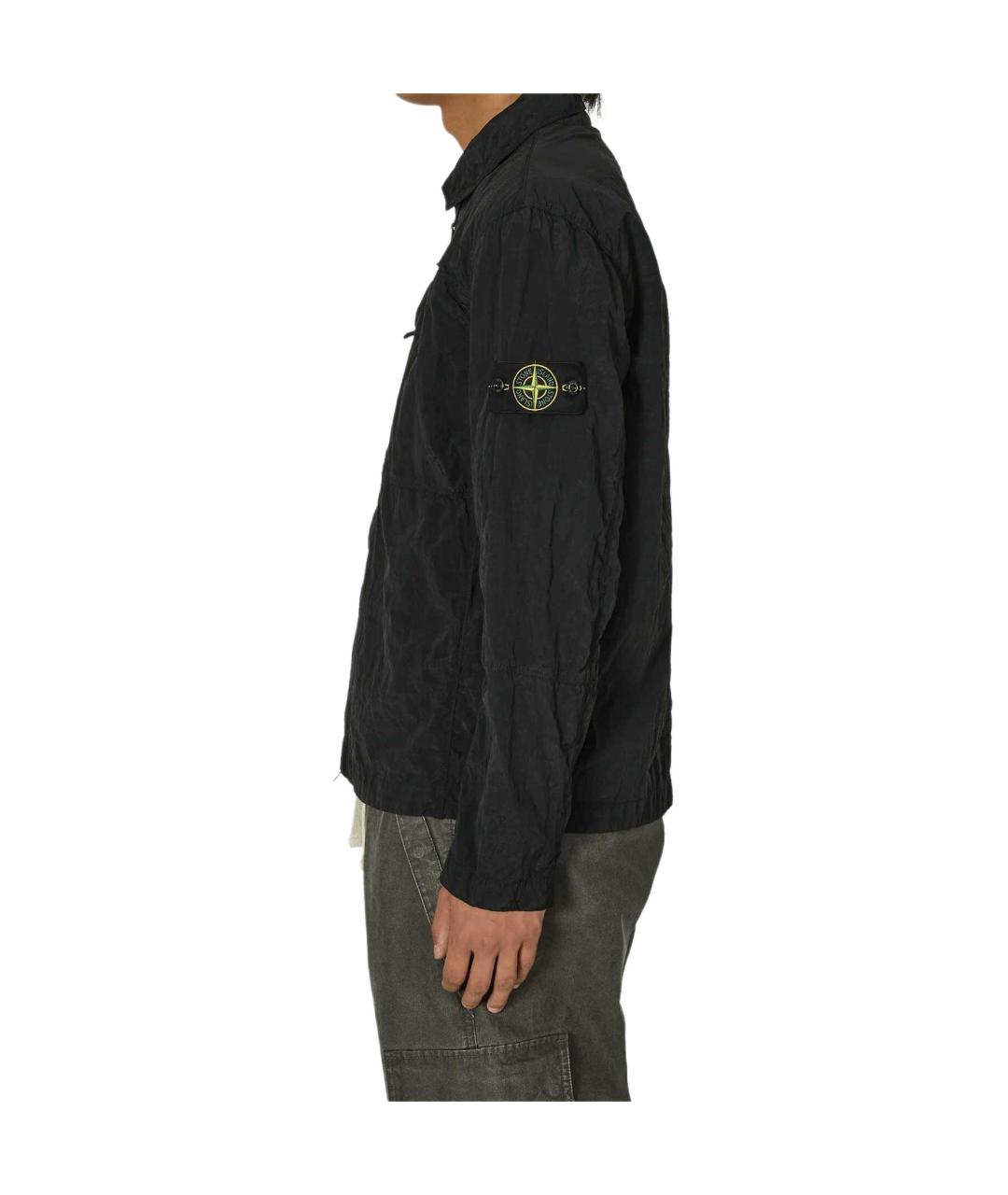 STONE ISLAND Черная куртка, фото 5