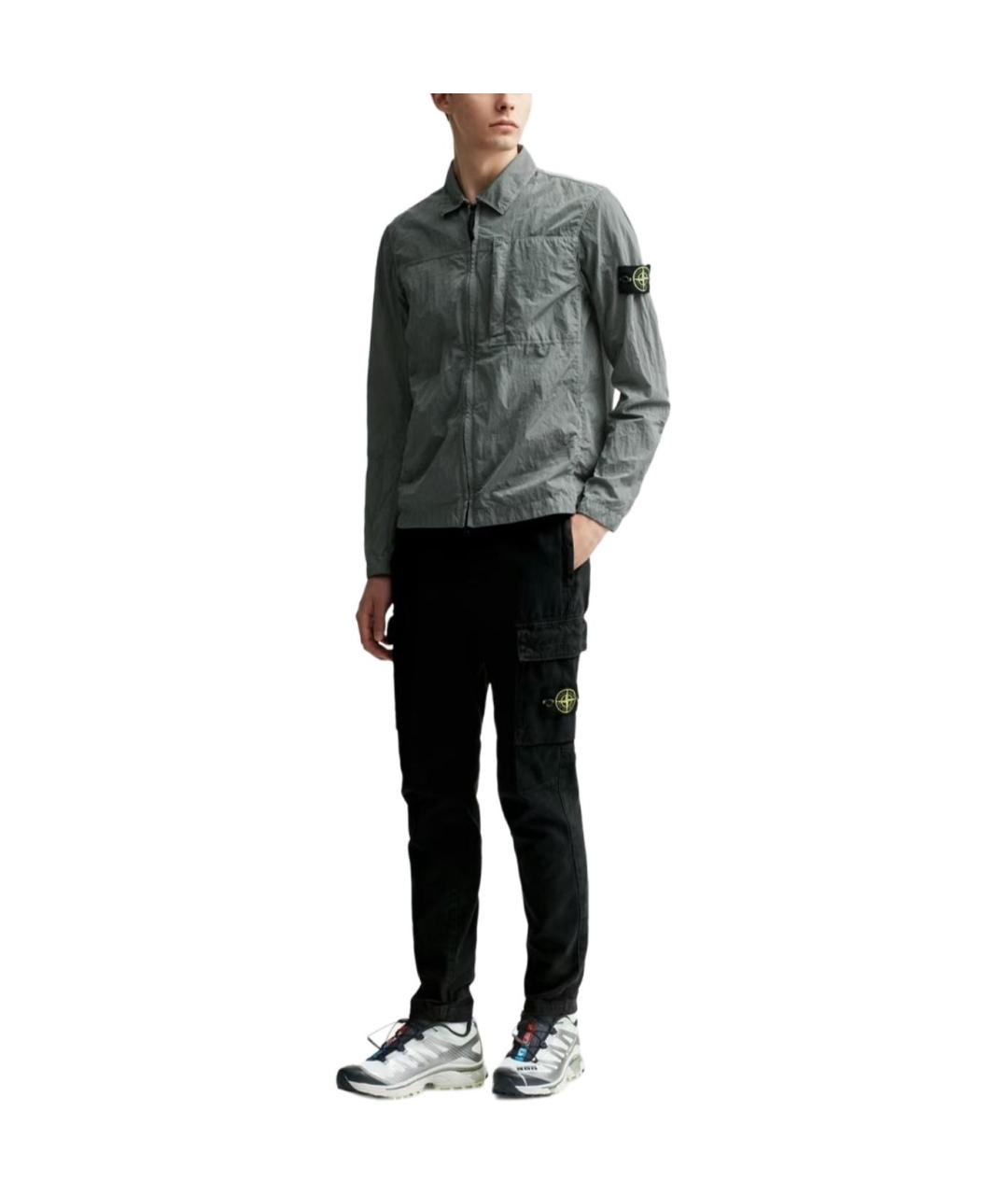 STONE ISLAND Серая куртка, фото 5