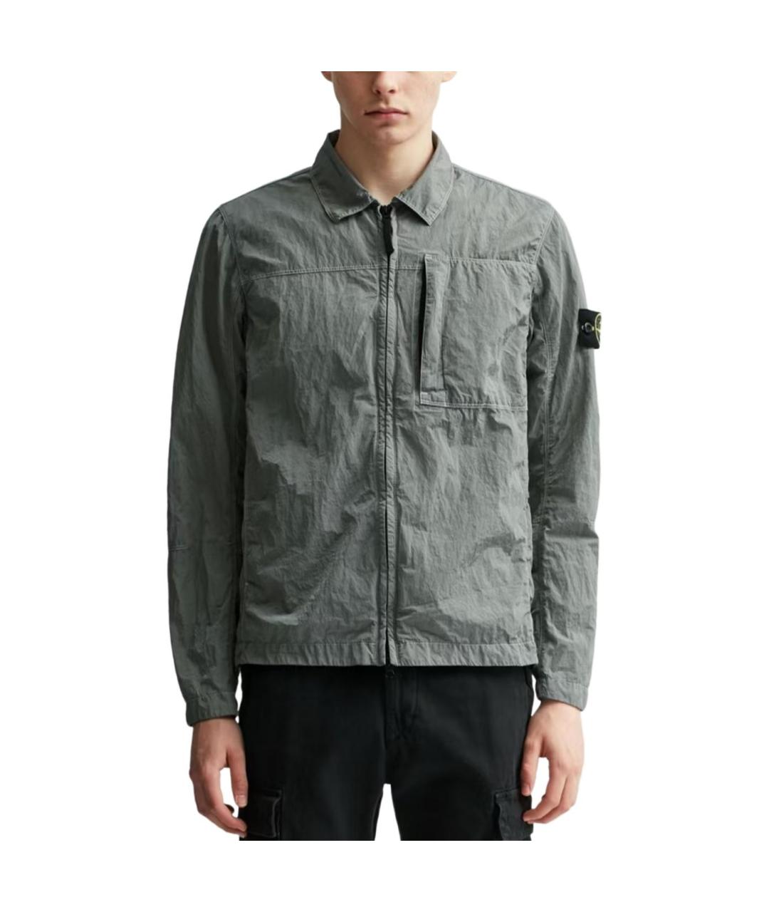 STONE ISLAND Серая куртка, фото 3