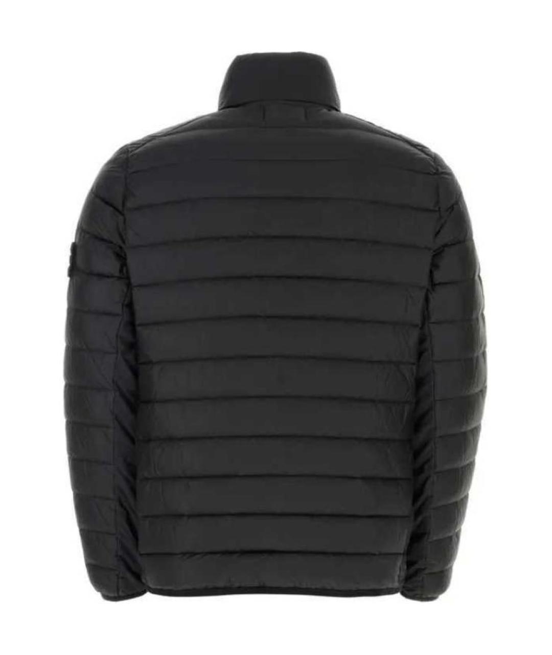 STONE ISLAND Черный пуховик, фото 2