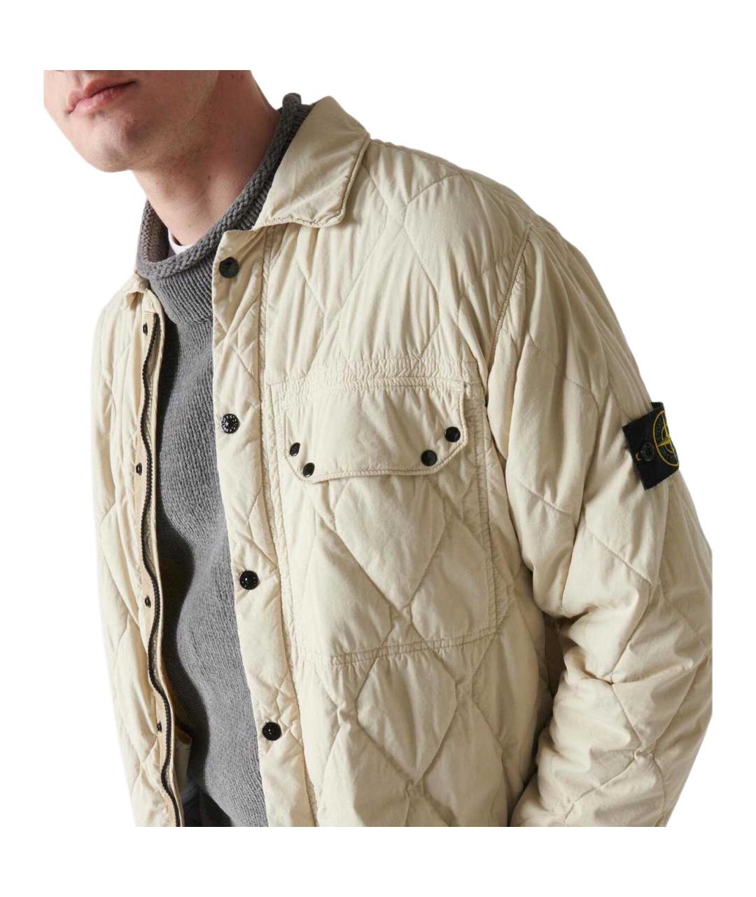 STONE ISLAND Бежевая куртка, фото 6