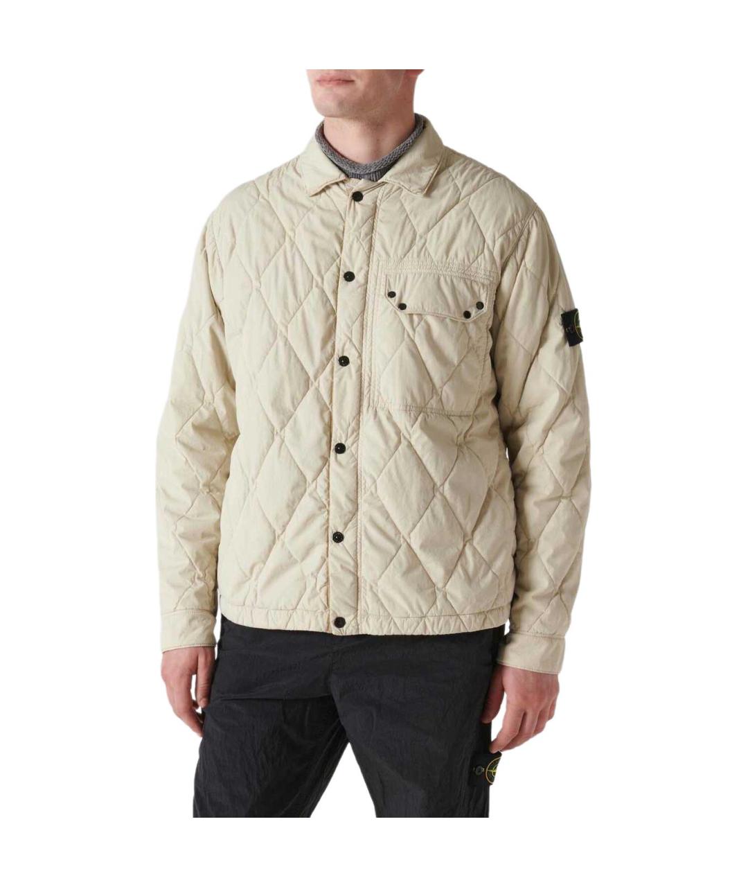 STONE ISLAND Бежевая куртка, фото 3