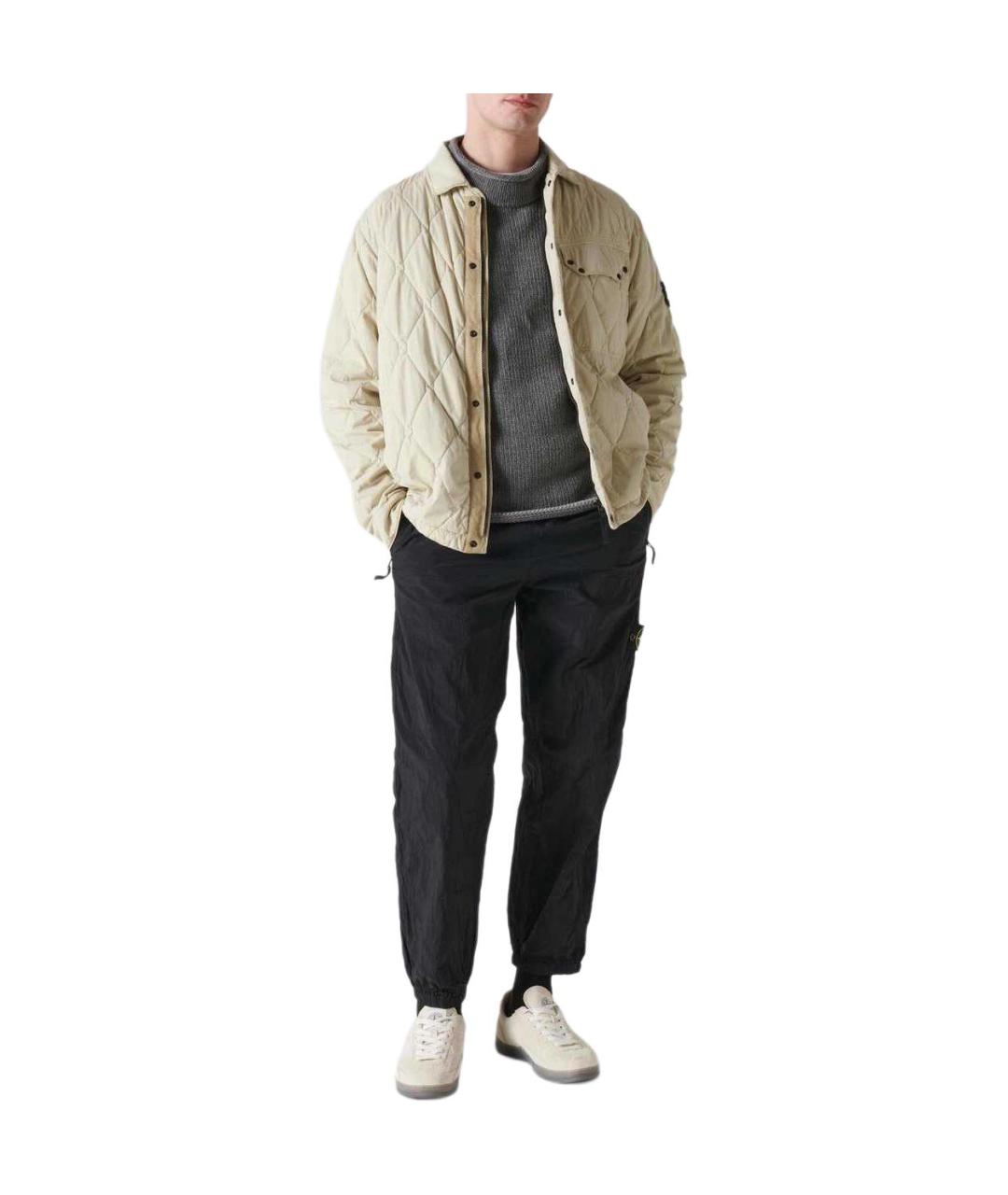 STONE ISLAND Бежевая куртка, фото 5
