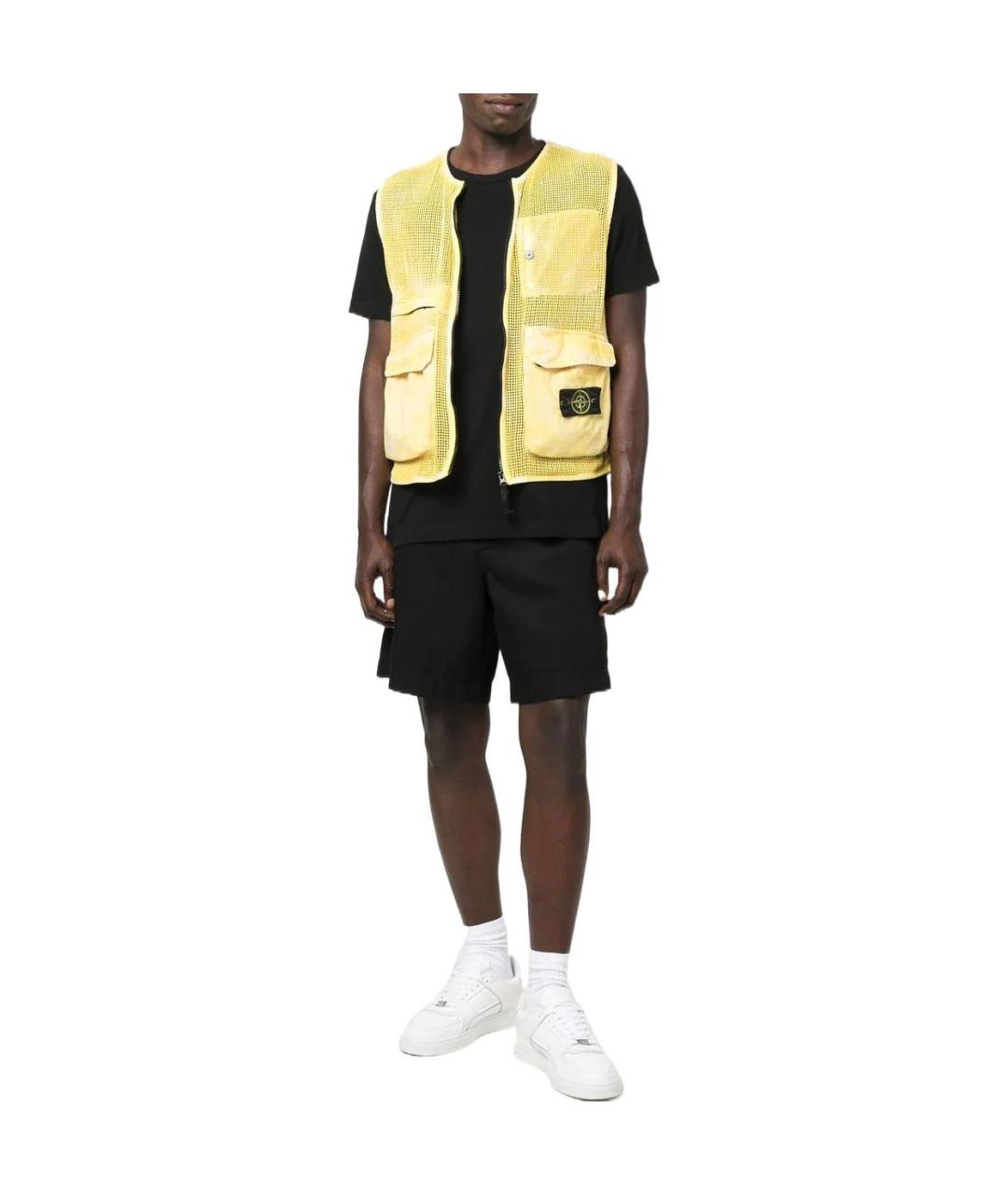 STONE ISLAND Желтый жилет, фото 2
