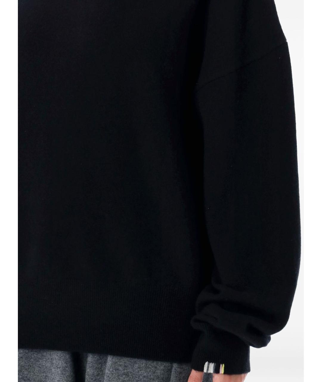 EXTREME CASHMERE Черный кашемировый джемпер / свитер, фото 3