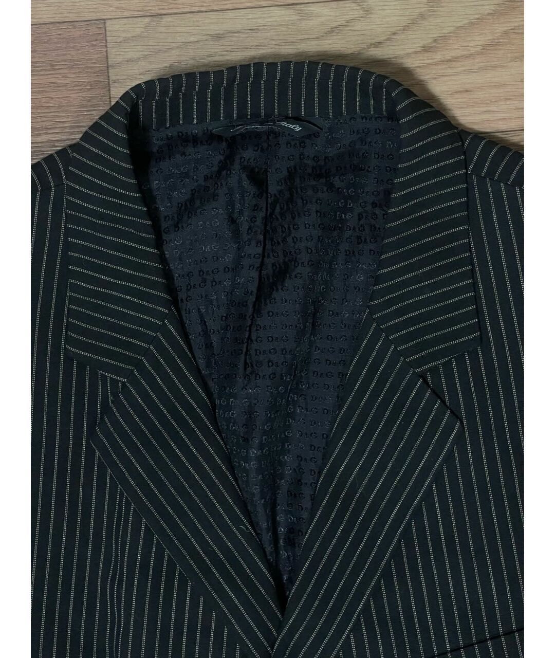 DOLCE & GABBANA VINTAGE Черный вискозный пиджак, фото 3