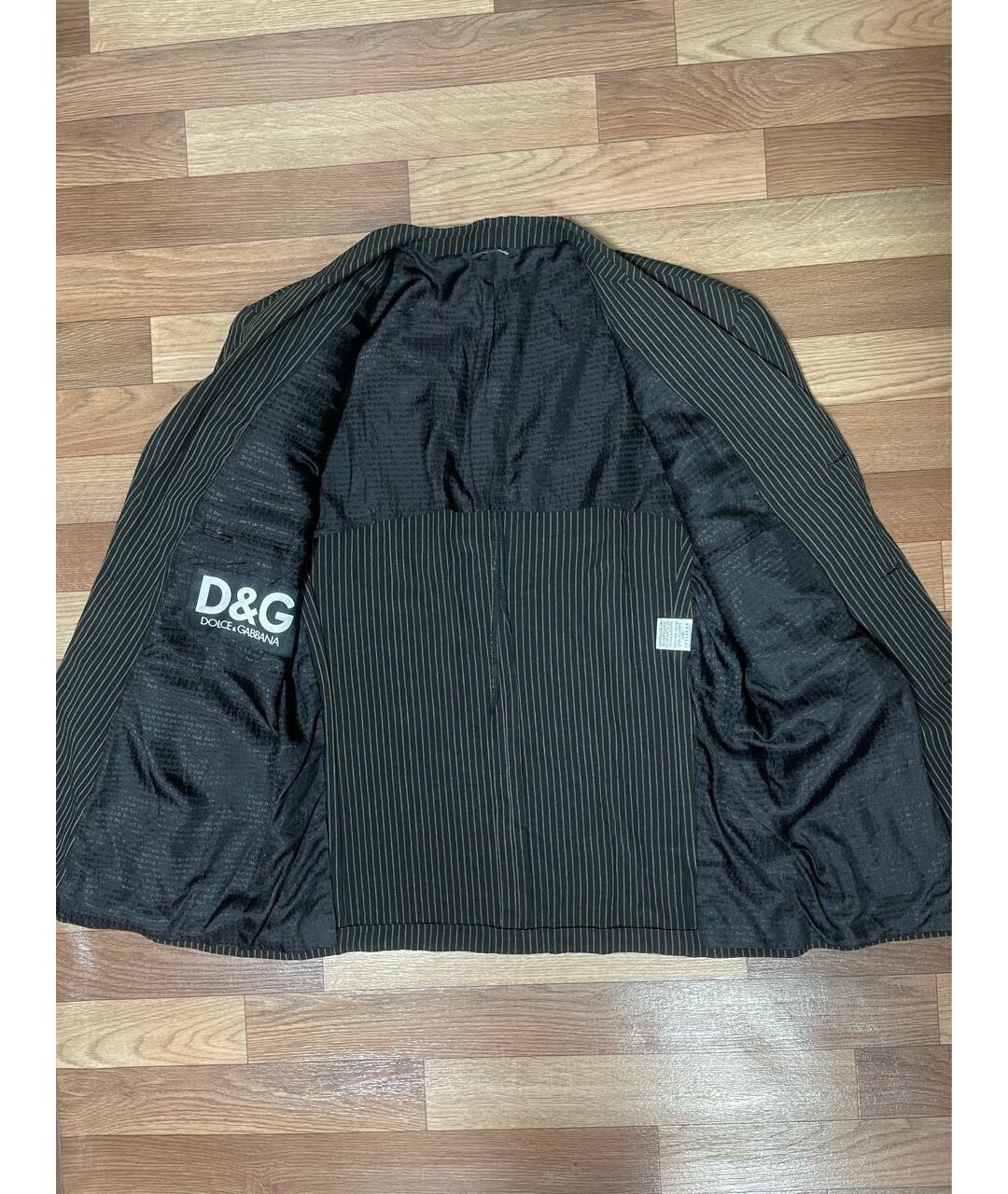 DOLCE & GABBANA VINTAGE Черный вискозный пиджак, фото 6