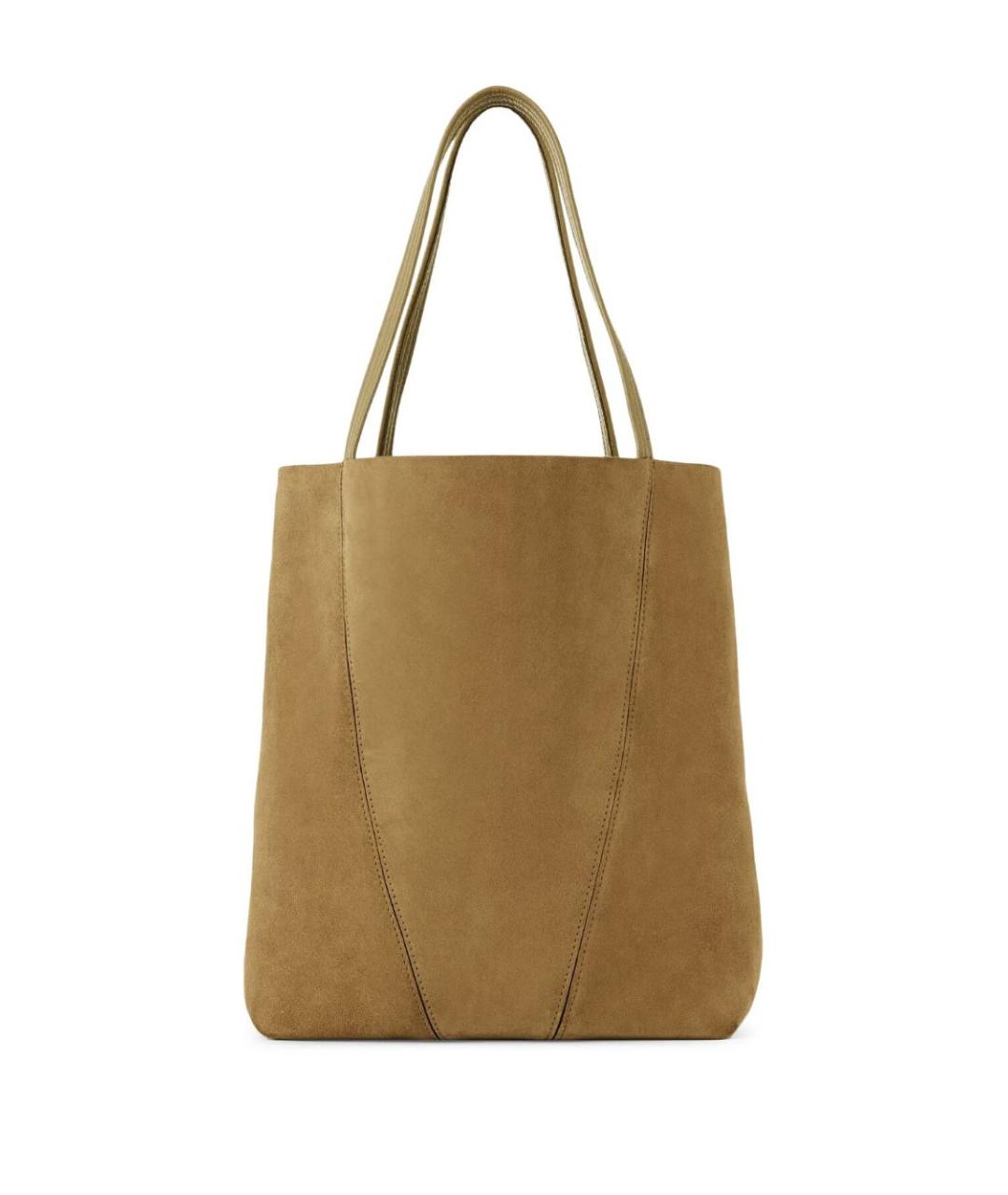 CHLOE Хаки замшевая сумка тоут, фото 3