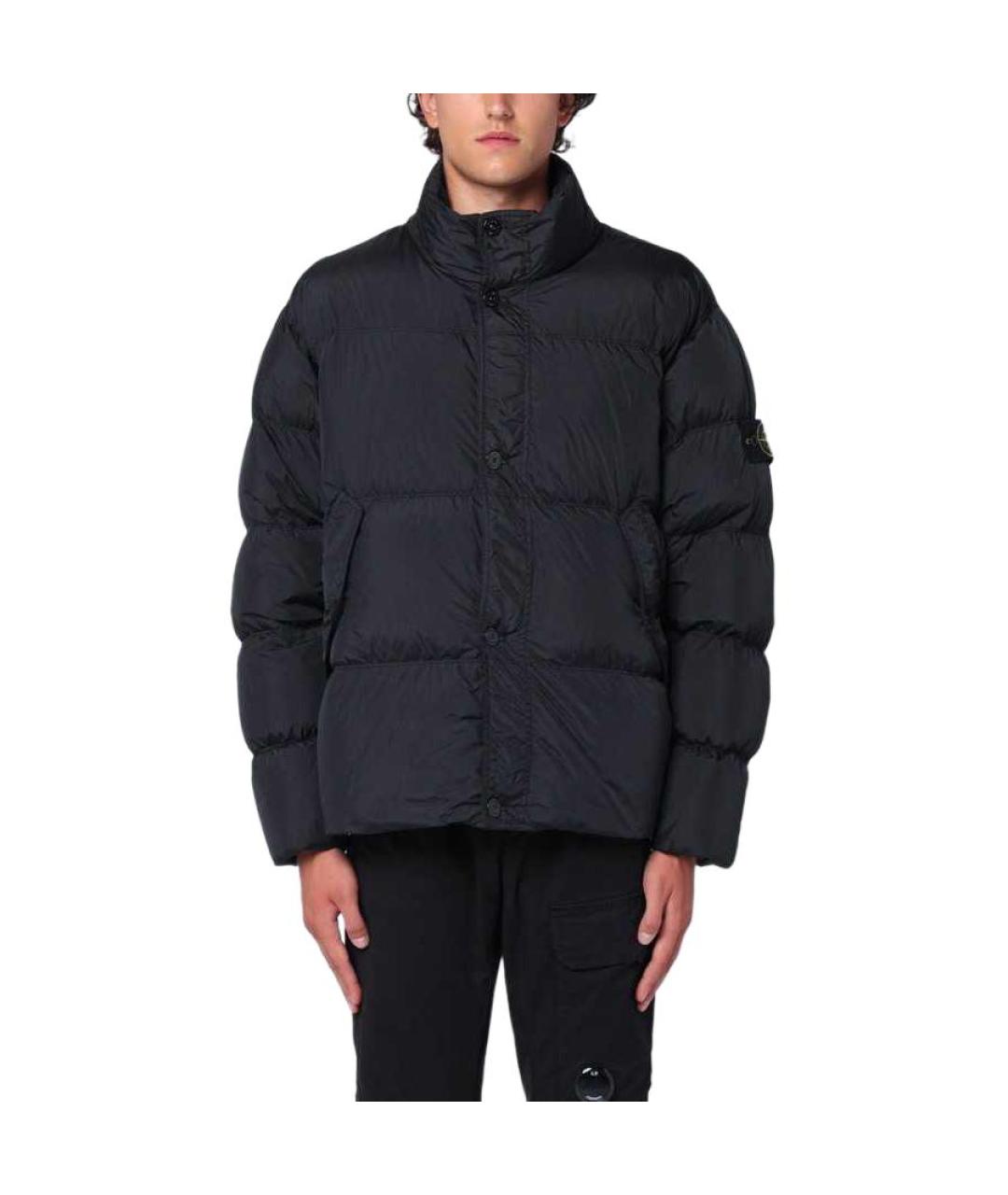 STONE ISLAND Черная куртка, фото 3