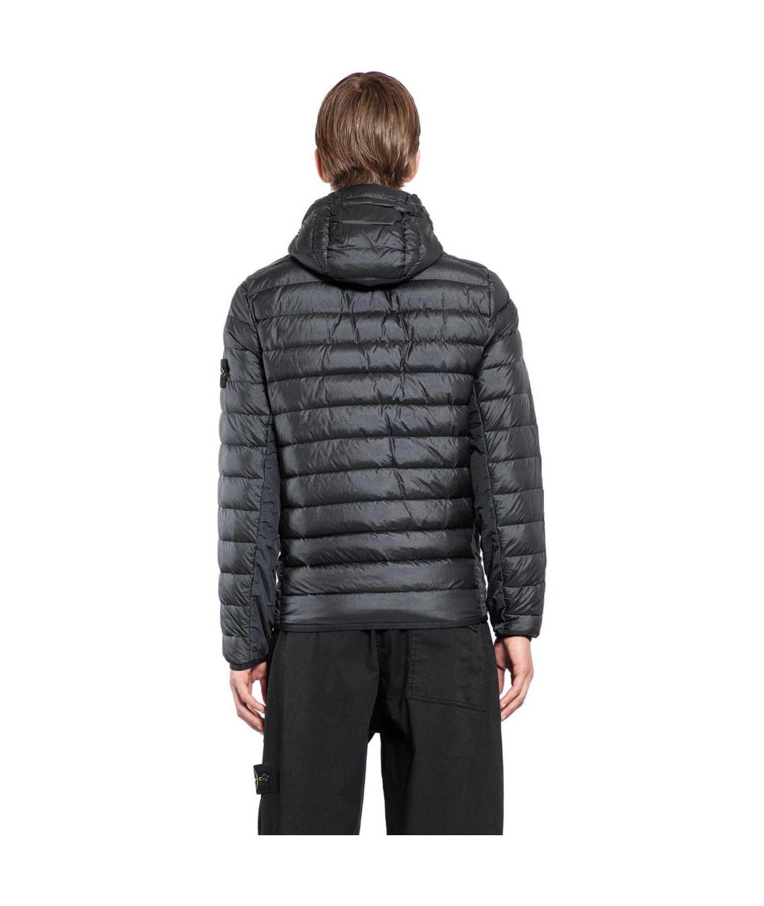 STONE ISLAND Черная куртка, фото 4