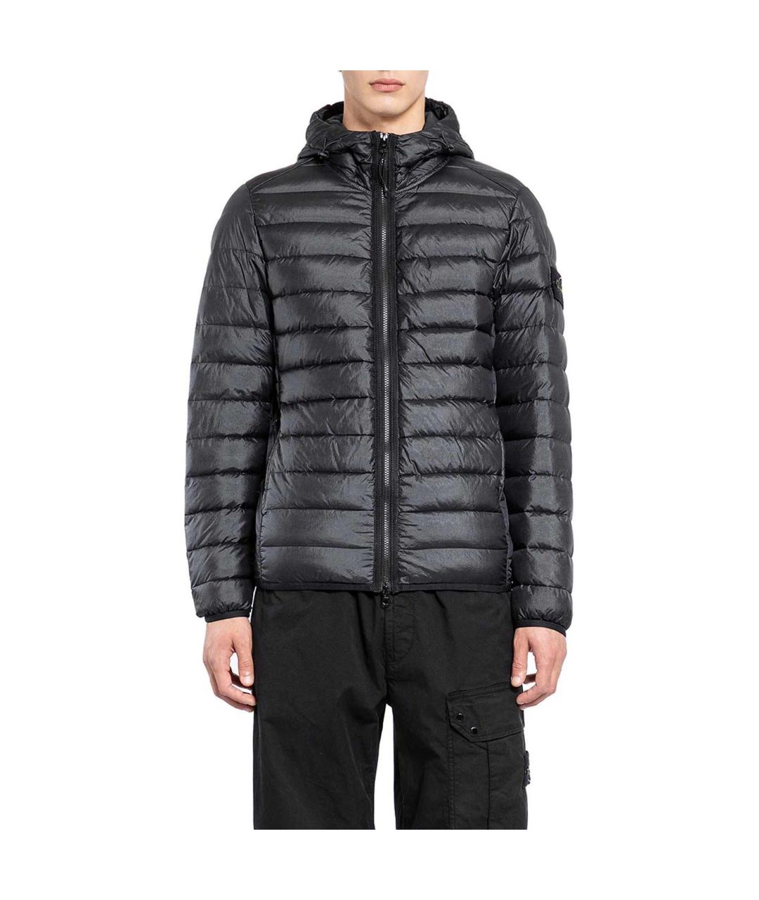 STONE ISLAND Черная куртка, фото 3