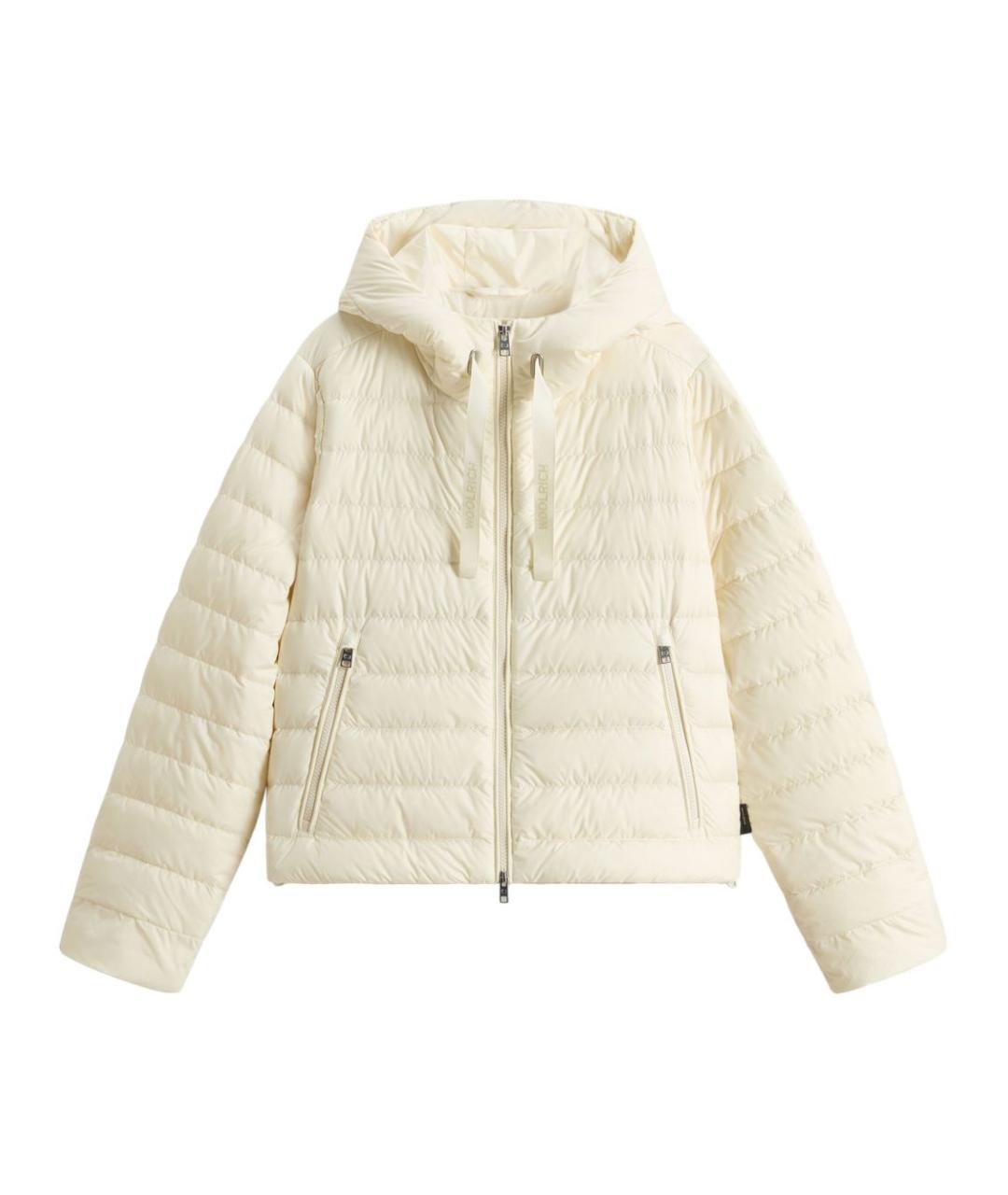 WOOLRICH Бежевая полиэстеровая куртка, фото 1
