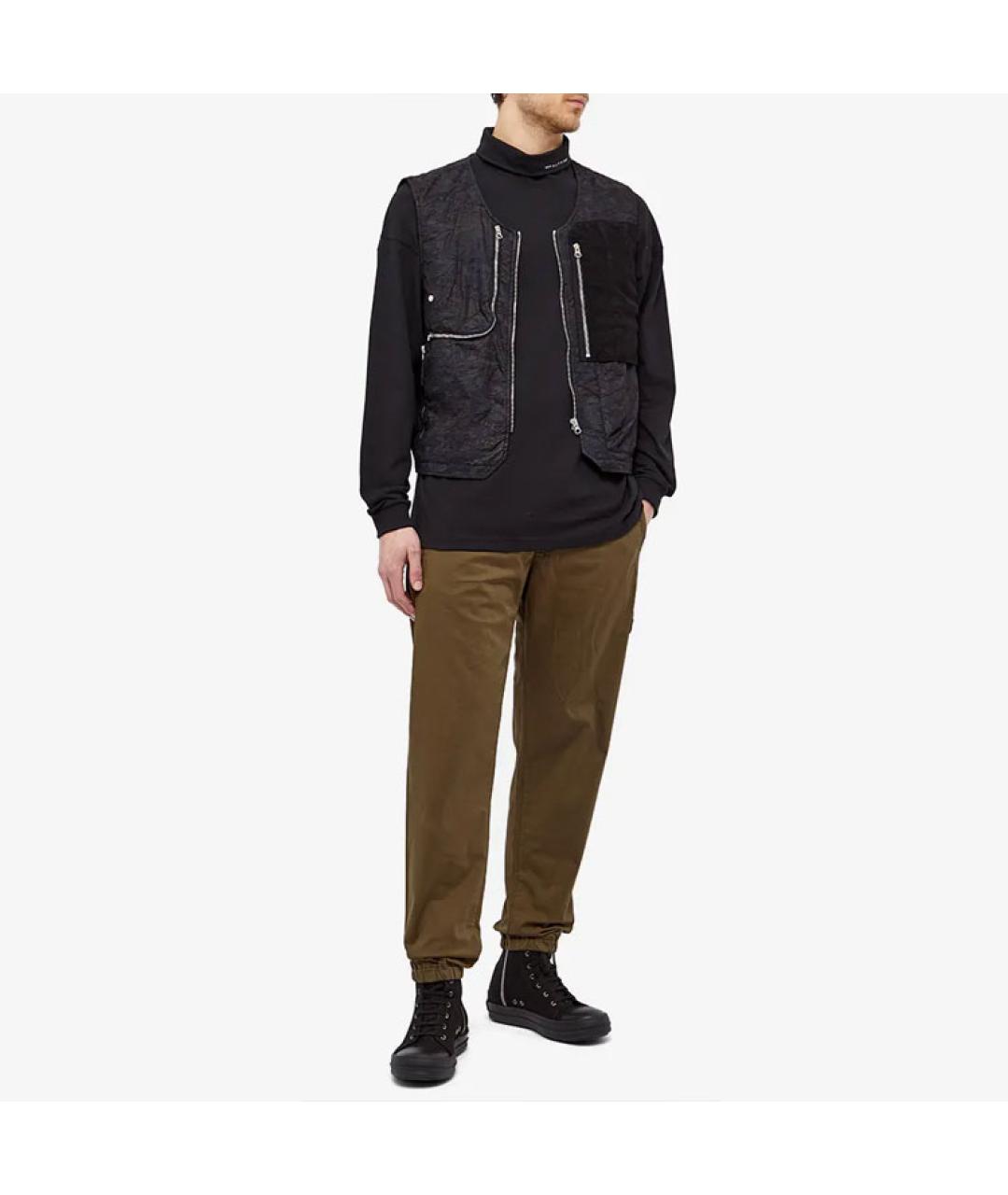 STONE ISLAND Черный жилет, фото 4