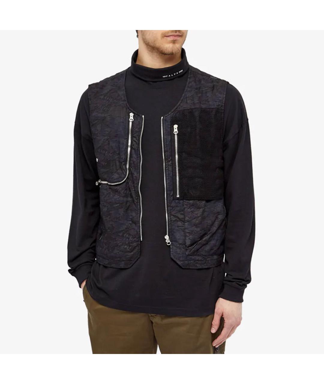STONE ISLAND Черный жилет, фото 2