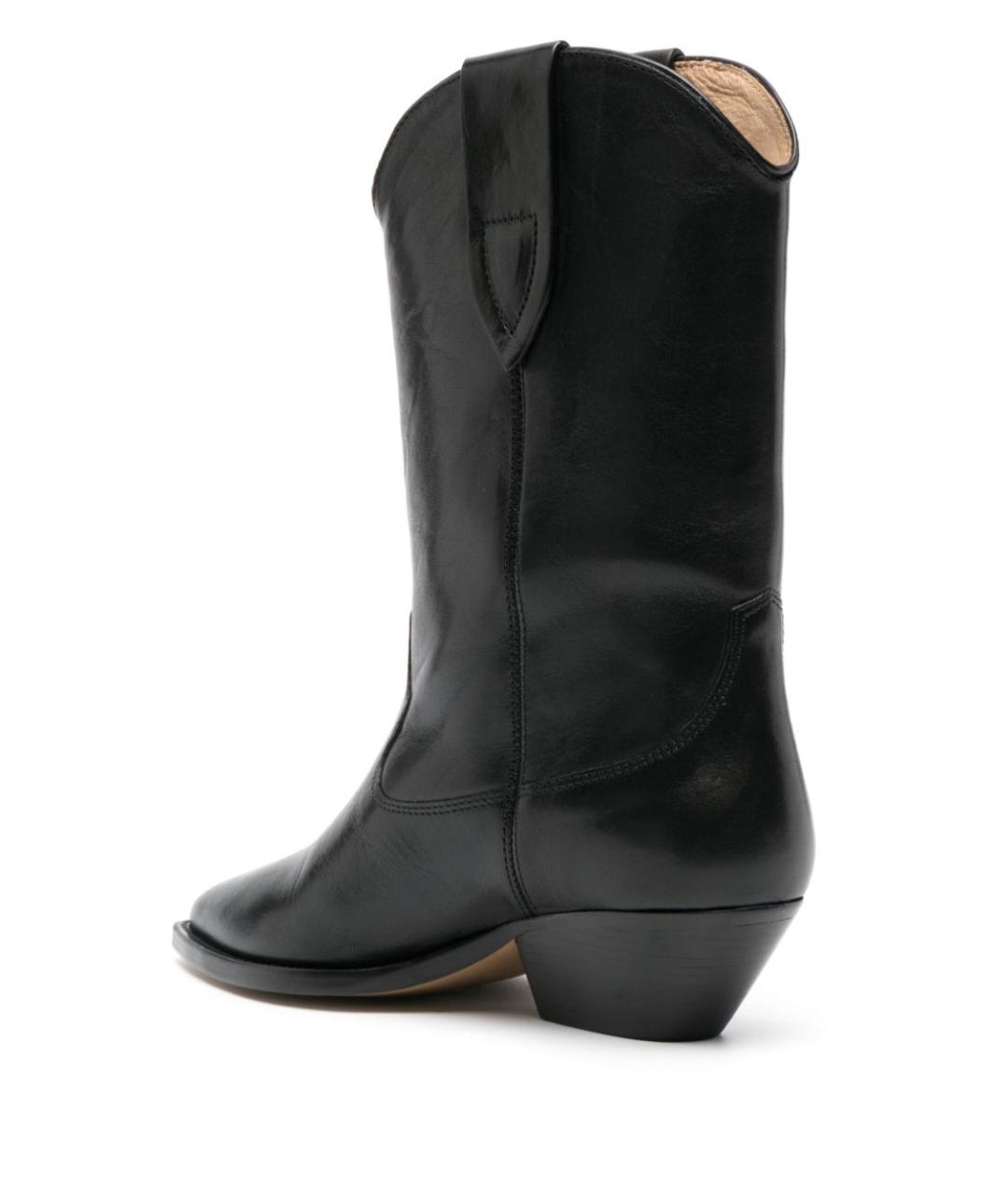 ISABEL MARANT Черные кожаные сапоги, фото 2