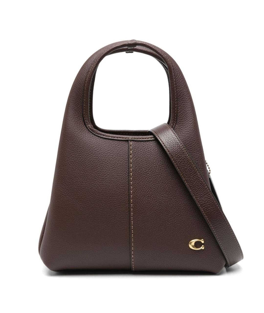 COACH Коричневая кожаная сумка тоут, фото 1