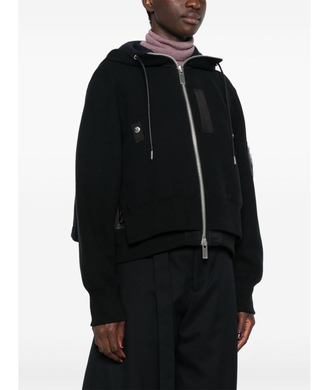 SACAI Черная куртка, фото 5