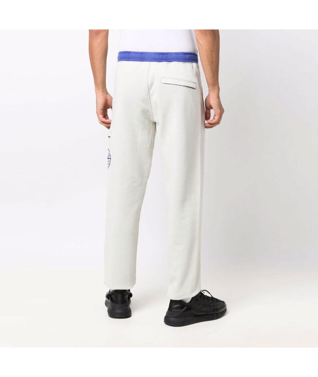 STONE ISLAND Белые повседневные брюки, фото 3