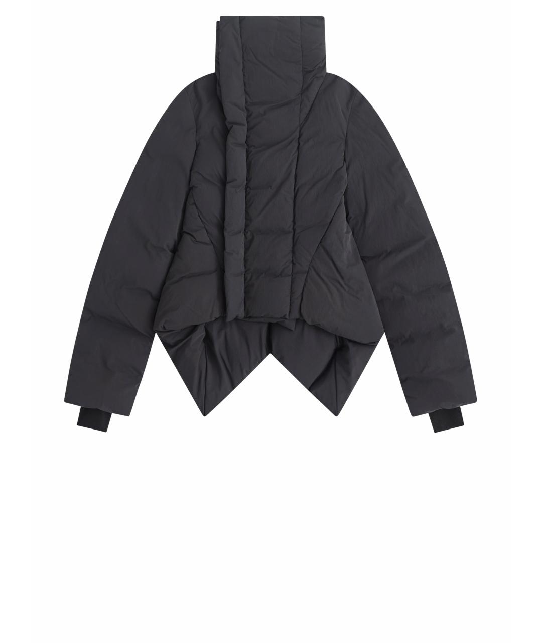 RICK OWENS Черное пальто, фото 1