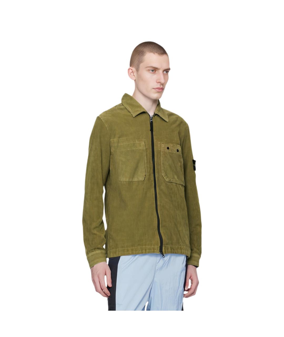 STONE ISLAND Зеленая куртка, фото 4