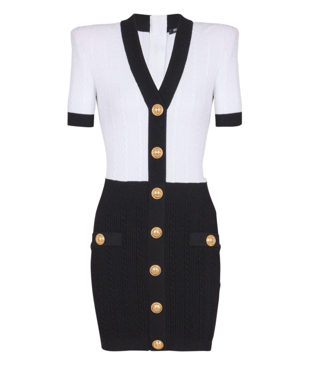 BALMAIN Мульти вискозное платье, фото 1