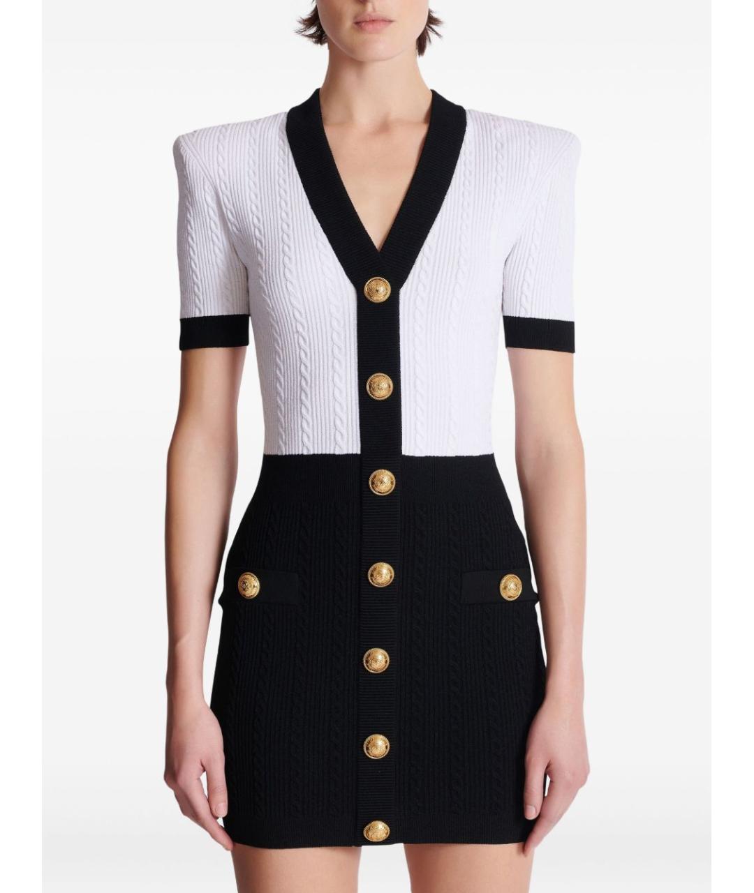 BALMAIN Мульти вискозное платье, фото 5