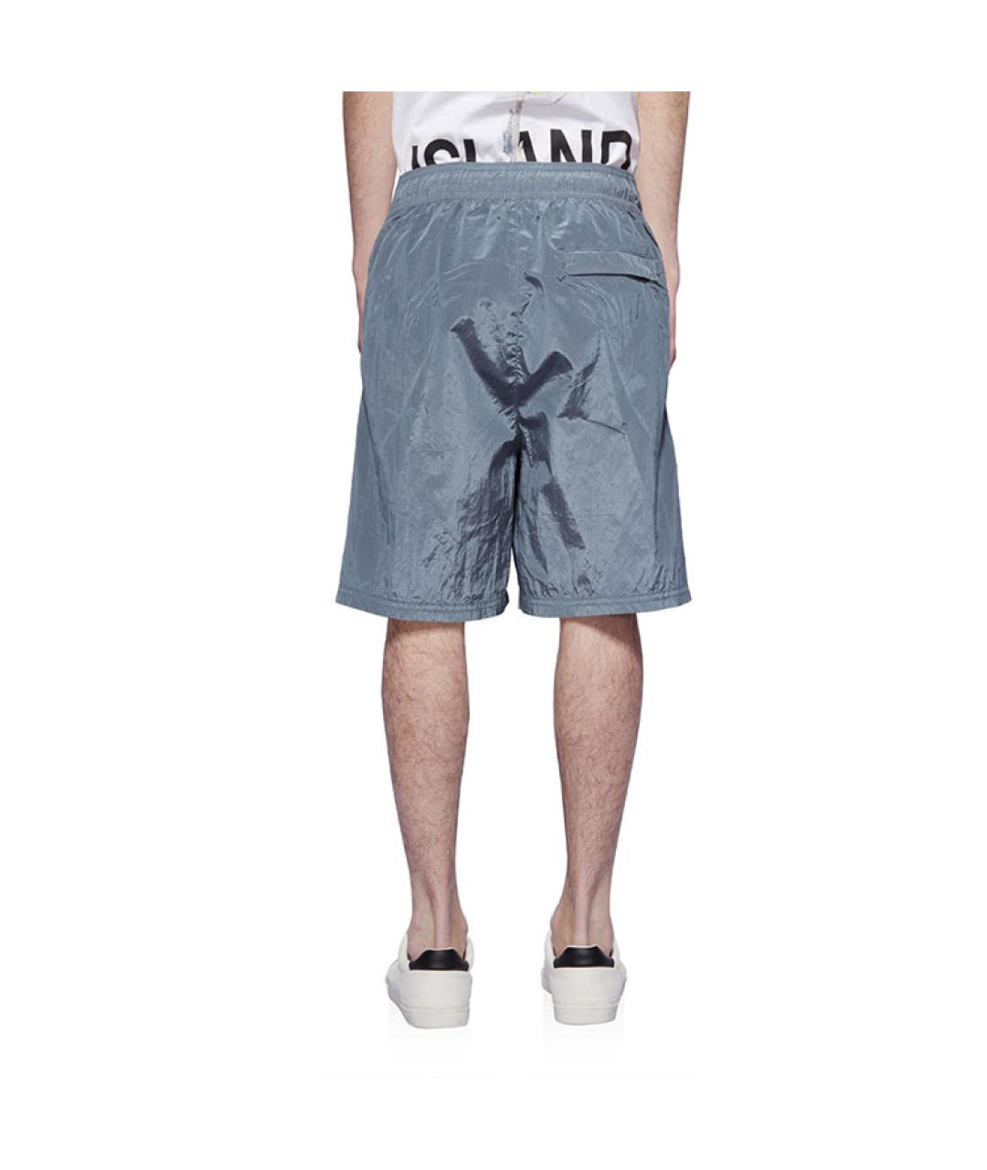 STONE ISLAND Голубые шорты, фото 4