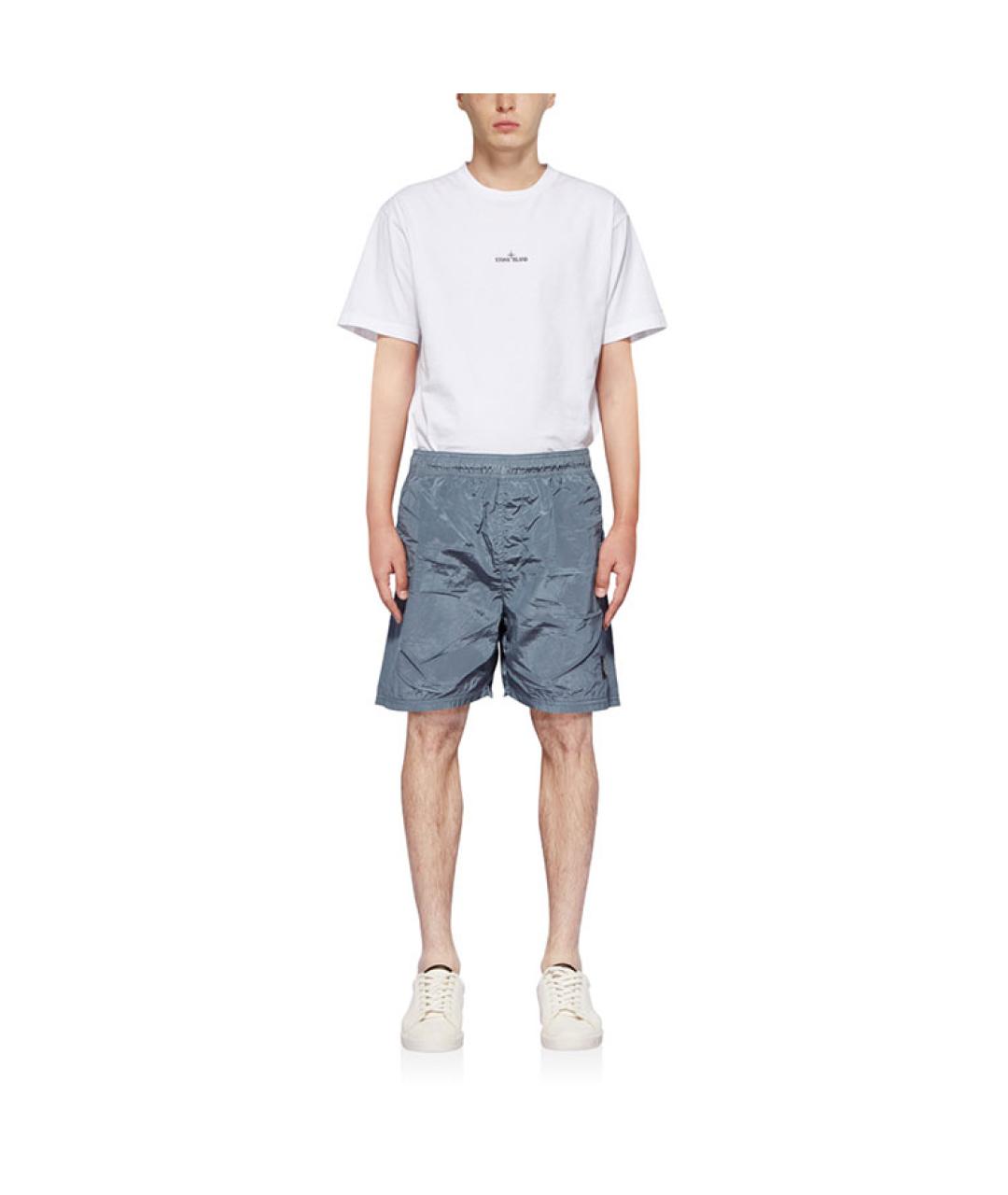 STONE ISLAND Голубые шорты, фото 2