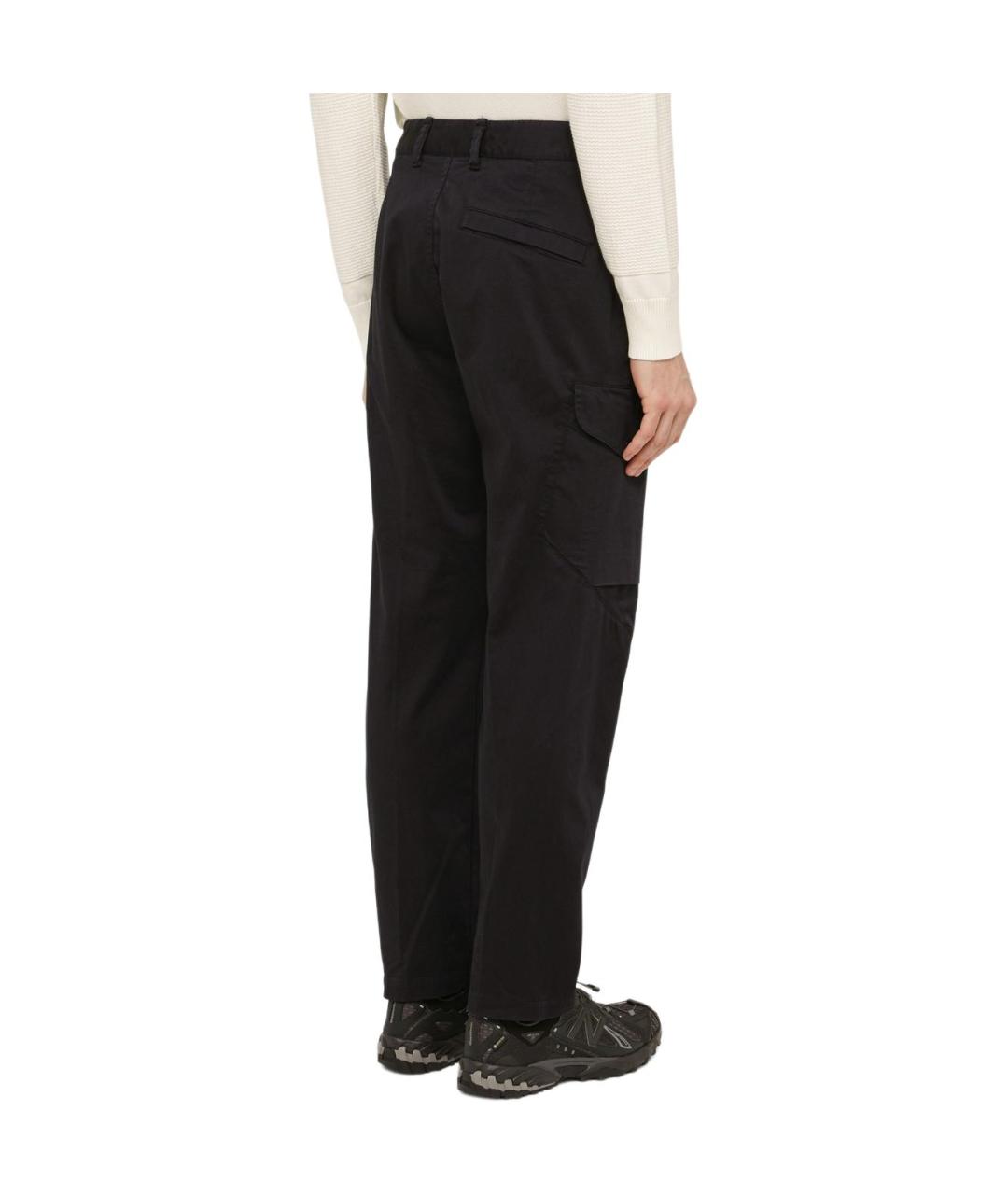 STONE ISLAND Темно-синие классические брюки, фото 6