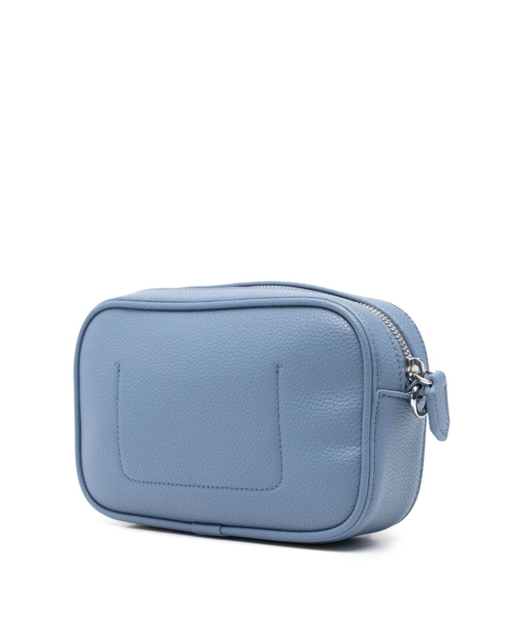 EMPORIO ARMANI Голубая сумка через плечо из искусственной кожи, фото 4