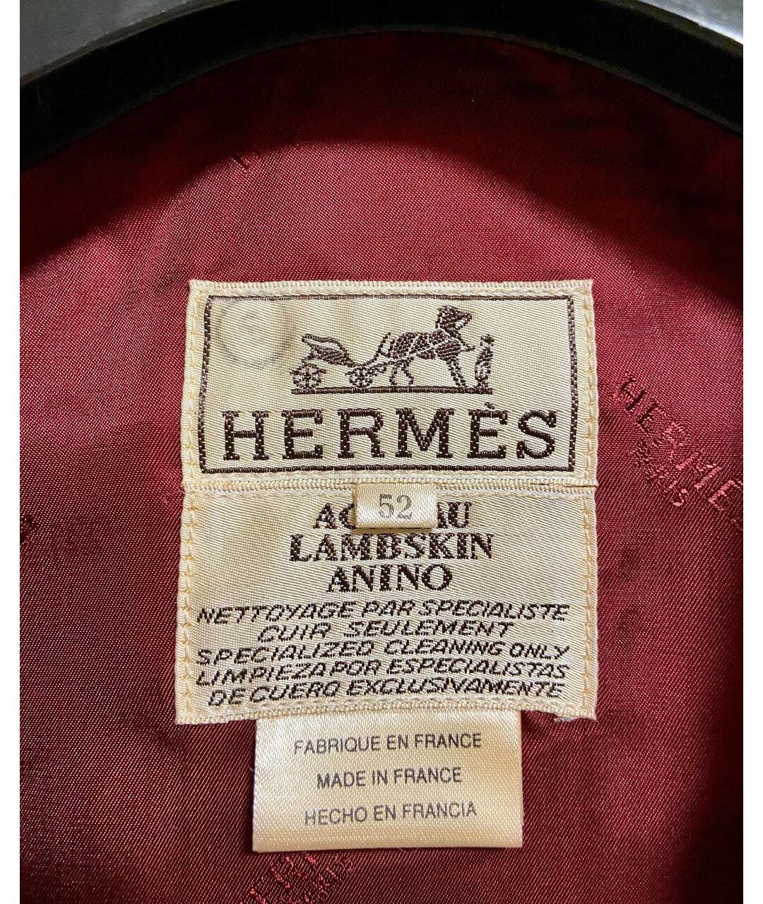 HERMES PRE-OWNED Красный шелковый пиджак, фото 4