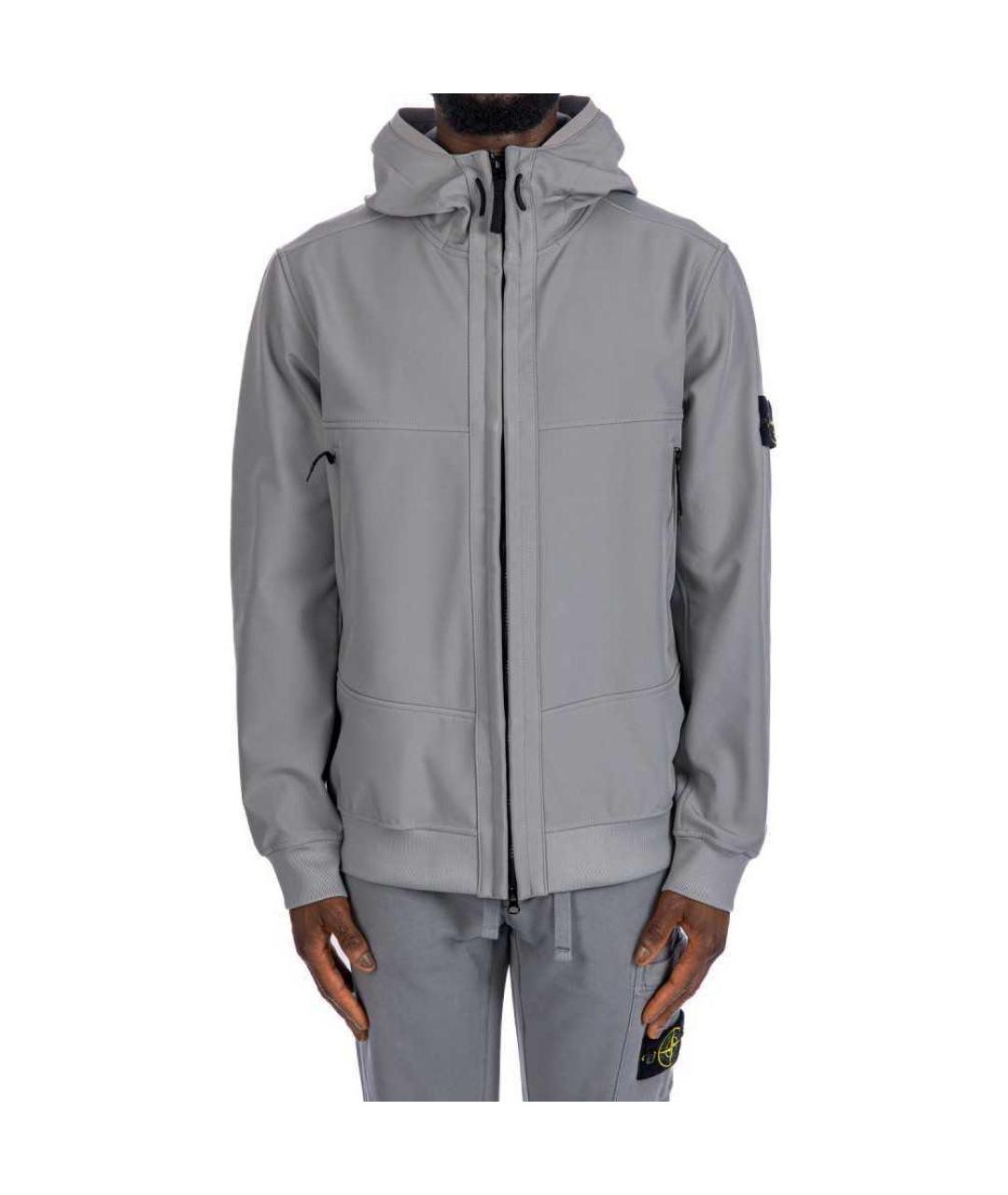 STONE ISLAND Серая куртка, фото 3