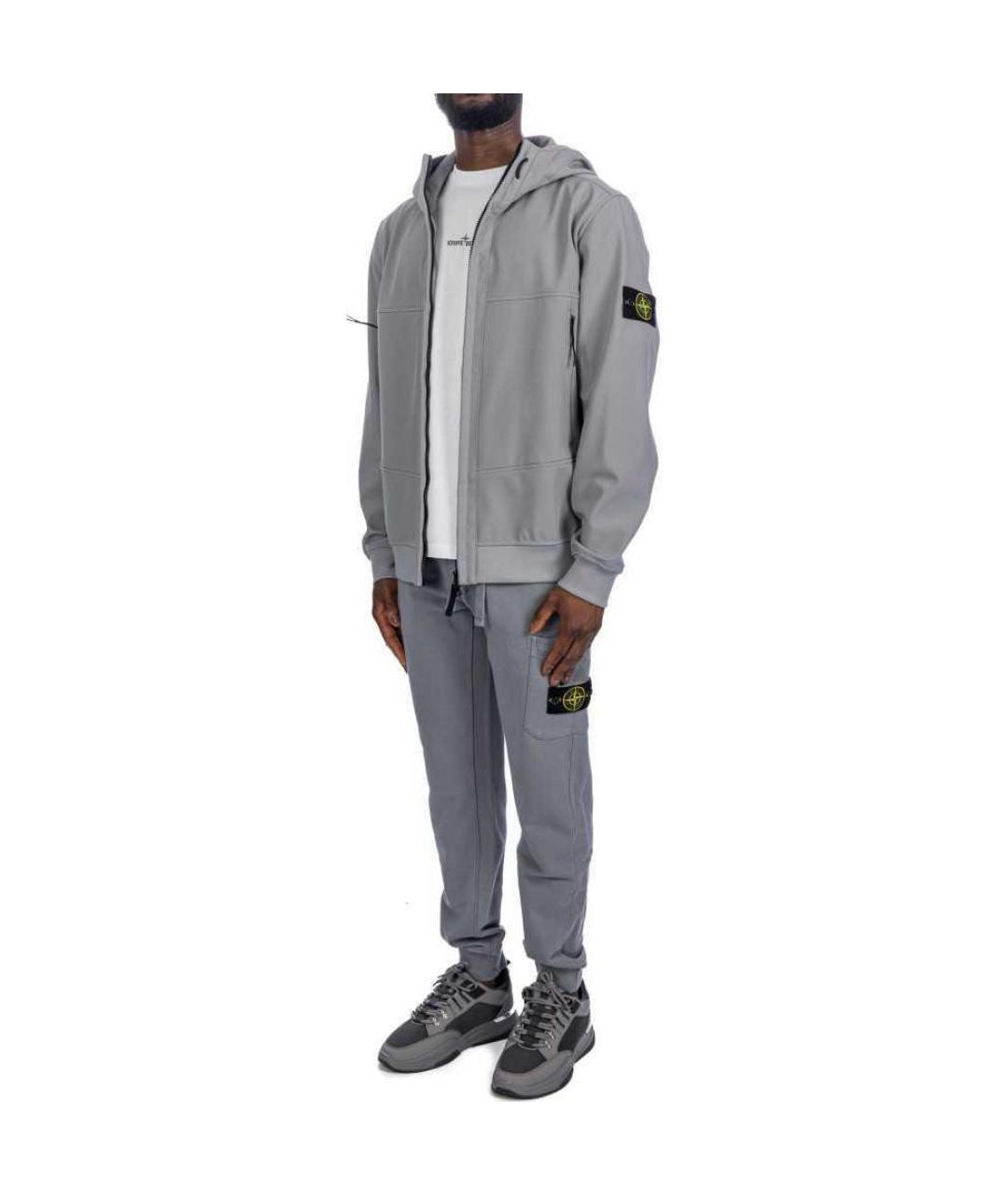 STONE ISLAND Серая куртка, фото 5