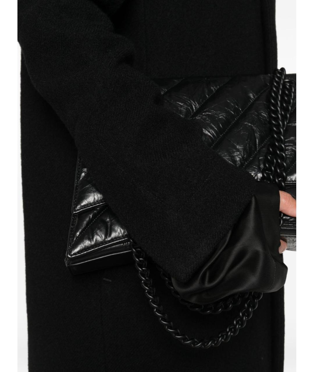 RICK OWENS Черное шерстяное пальто, фото 4